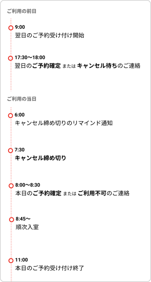 あずかるこちゃん予約画面